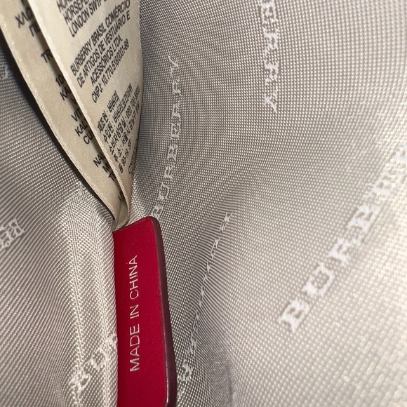 BURBERRY Crossbody Clutch Bag Military Red - Picture 8 of 8